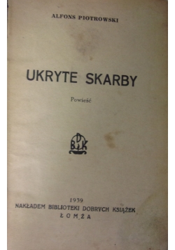 Ukryte skarby, 1939 r.