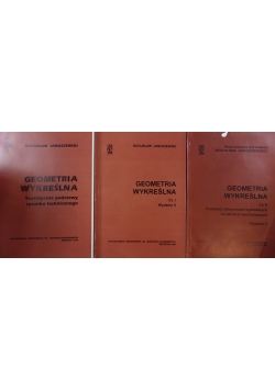 Geometria Wykreślna ,Tom I,IczII,II