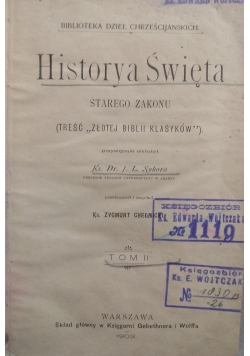 Historya Święta Starego zakonu Tom II, 1903r