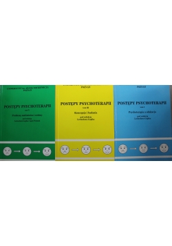 Postępy psychoterapii 3 tomy