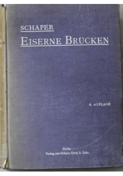 Schaper Eiserne Brucken 1920 r.