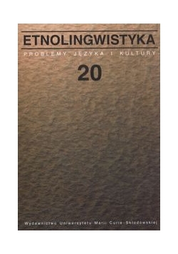 Etnolingwistyka, tom 20