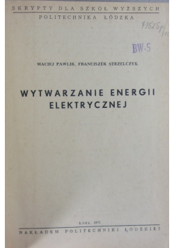 Wytwarzanie energii elektrycznej