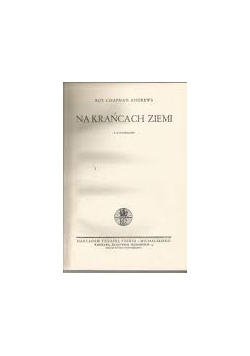 Na krańcach ziemi,1935r