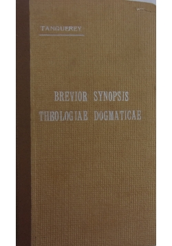 Brevior Synopsis  theologia  dogmaticae, 1931r