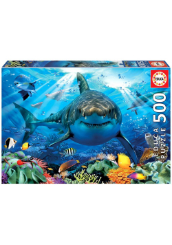 Puzzle 500 Żarłacz biały G3