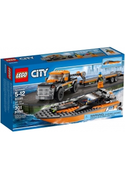 Lego CITY 60085 Terenówka z motorówką