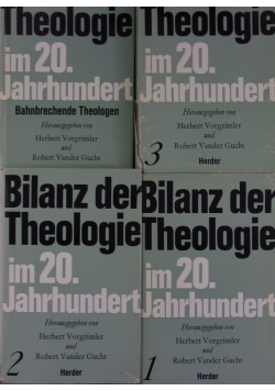 Bilanz der Theologie im 20. Jahrhundert tom I-IV