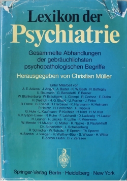 Lexikon der Psychiatrie
