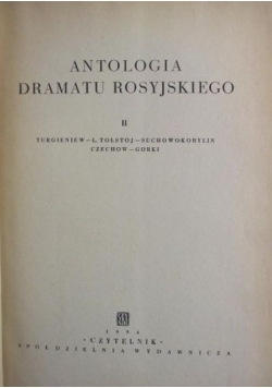 Antologia dramatu rosyjskiego, t.II