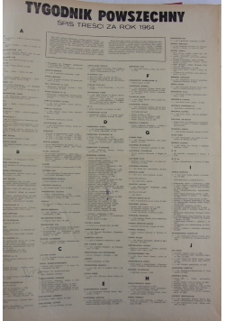 Tygodnik Powszechny katolickie pismo kulturalno-społeczne nr. 1-52