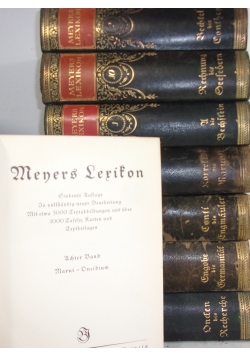 Meners Leriton ,Zestaw 8 książek ,1928r.
