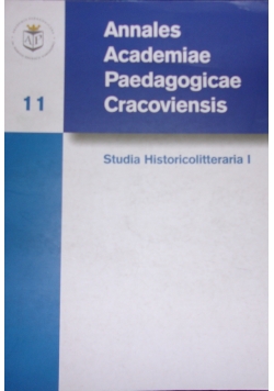 11 Annales Academiae Paedagogicae Cracoviensis