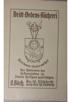 Der Weltorden des hl. Franziskus, 1926 r.