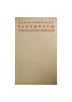 Vademecum theologiae moralis, 1934 r.