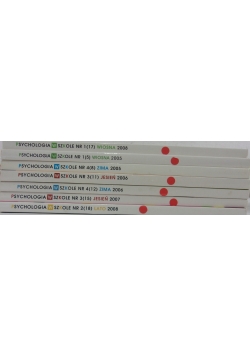 Psychologia w szkole,7 numerów