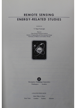 Remote Sensing Energy Related Studies