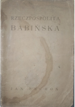 Rzeczpospolita Babińska, 1920 r.