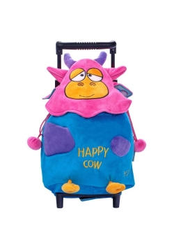 Happy Cow trolley niebieski
