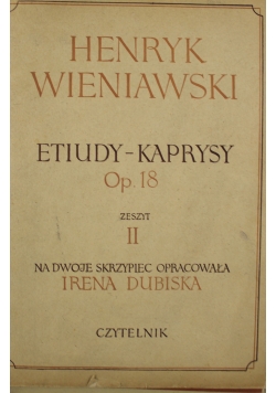 Etiudy Kaprysy Zeszyt II