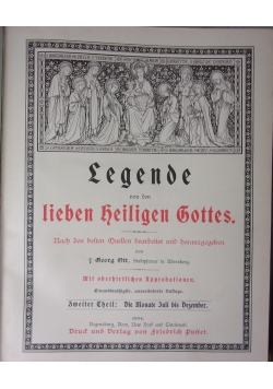 Legende von den Lieben Heiligen Gottes, 1904 r.