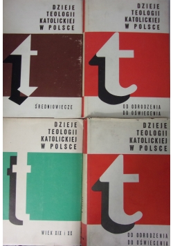 Dzieje teologii katolickiej w Polsce, 4 książki