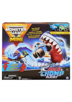 Monster Jam Minis - zestaw wyścigowy z rekinem