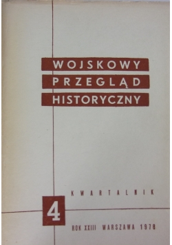 Wojskowy przegląd historyczny 4