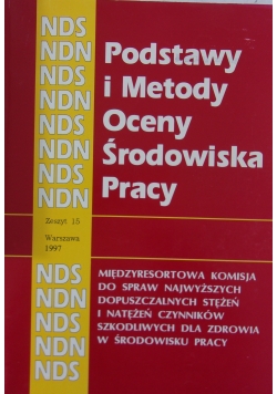 Podstawy i metody oceny środowiska Pracy