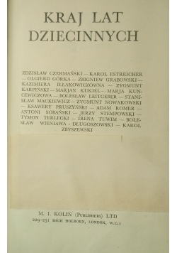 Kraj Lat Dziecinnych ,1942 r.