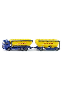 Siku Farmer - Ciężarówka LKW z silosem zboż. S1809
