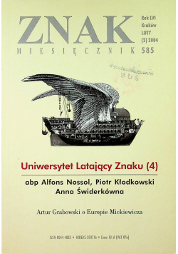 Znak nr 585 Uniwersytet Latający Znaku 4
