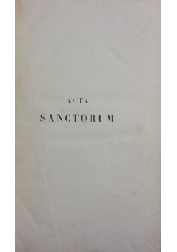 Acta Sanctorum,1870r