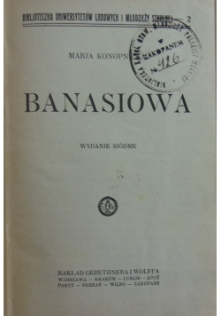 Banasiowa,  1929 r.