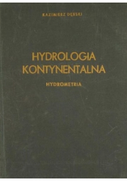 Hydrologia kontynentalna, cz. I