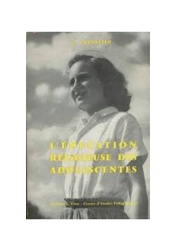 L'education religieuse des Adoles Centes