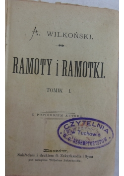 Ramoty i ramotki, 1910 r.