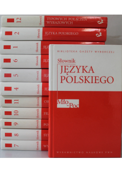 Biblioteka Gazety Wyborczej Słowniki tom od 1 do 12