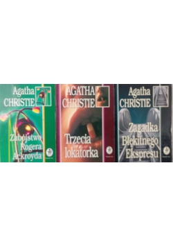 Trzecia lokatorka /Zagadka Błękitnego Ekspresu /Zabójstwo Rogera Ackroyda