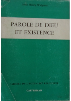 Parole de Dieu Et Existence