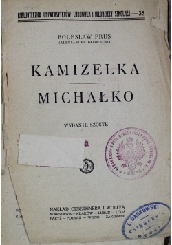 Kamizelka/ Michałko/ Na wakacjach/ Katarynka 1928 r.