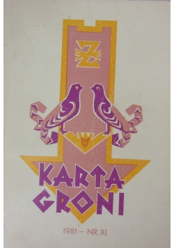 Karta Groni 1981-NR XI