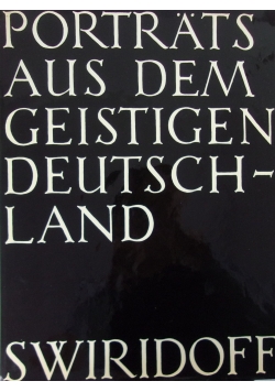 Portrats aus dem Geistigen Deutschland