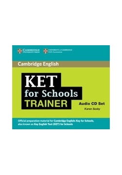 KET for Schools Trainer Audio 2CD, Nowa