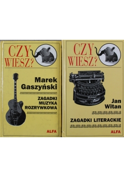 Czy wiesz  2 książki