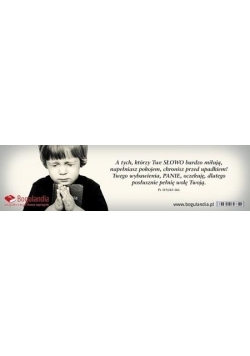 Zakładka 21 do książki - A tych, którzy Twe SŁOWO