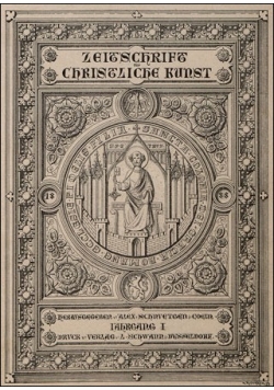 Zeitschrift fur Christliche Kunst, 1903 r.