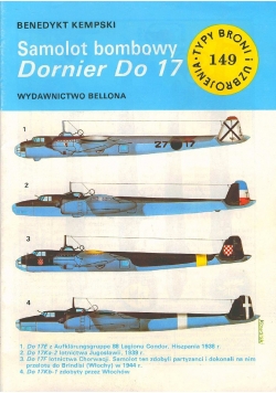 Samolot bombowy Dornier Do 17