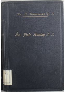 Św Piotr Kanizy TJ 1927 r.
