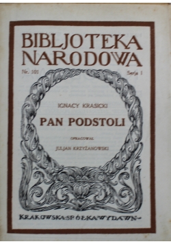Pan Podstoli 1927 r.